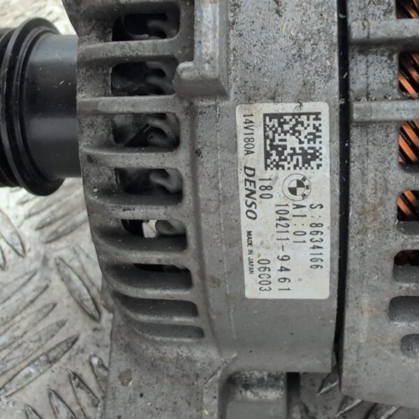 ALTERNATORE 180 ah BMW X3 G01 2.0 TD SIGLA MOTORE B47D20B
