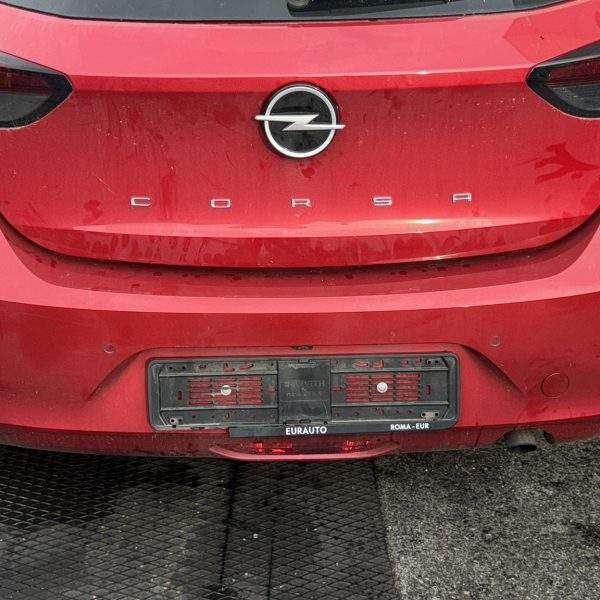 PARAURTI POSTERIORE OPEL CORSA F COLORE ROSSO BORDEAUX