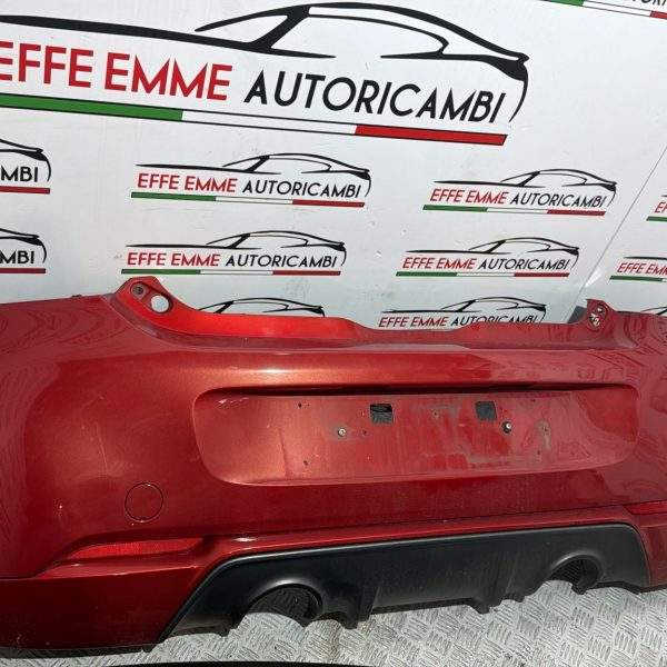 PARAURTI POSTERIORE SMART 453 5 porte Brabus doppio scarico si vende solo completo colore rosso bordeaux