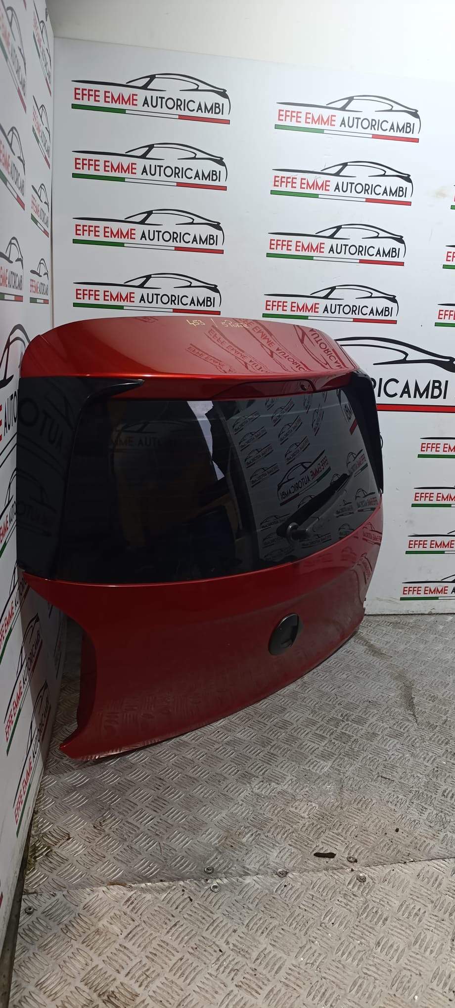 PORTELLONE SINISTRO SMART 453 – 5 PORTE VETRO FUMÉ BORDEAUX