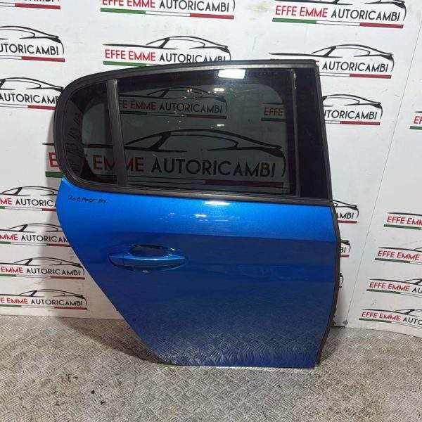 PORTA PORTIERA SPORTELLO POSTERIORE DX DESTRA PEUGEOT 208 seconda serie 2022 COLORE BLU