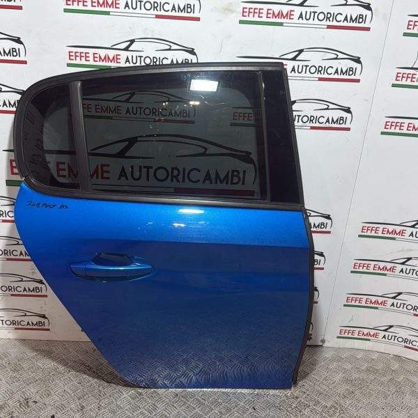 PORTA PORTIERA SPORTELLO POSTERIORE DX DESTRA PEUGEOT 208 seconda serie 2022 COLORE BLU