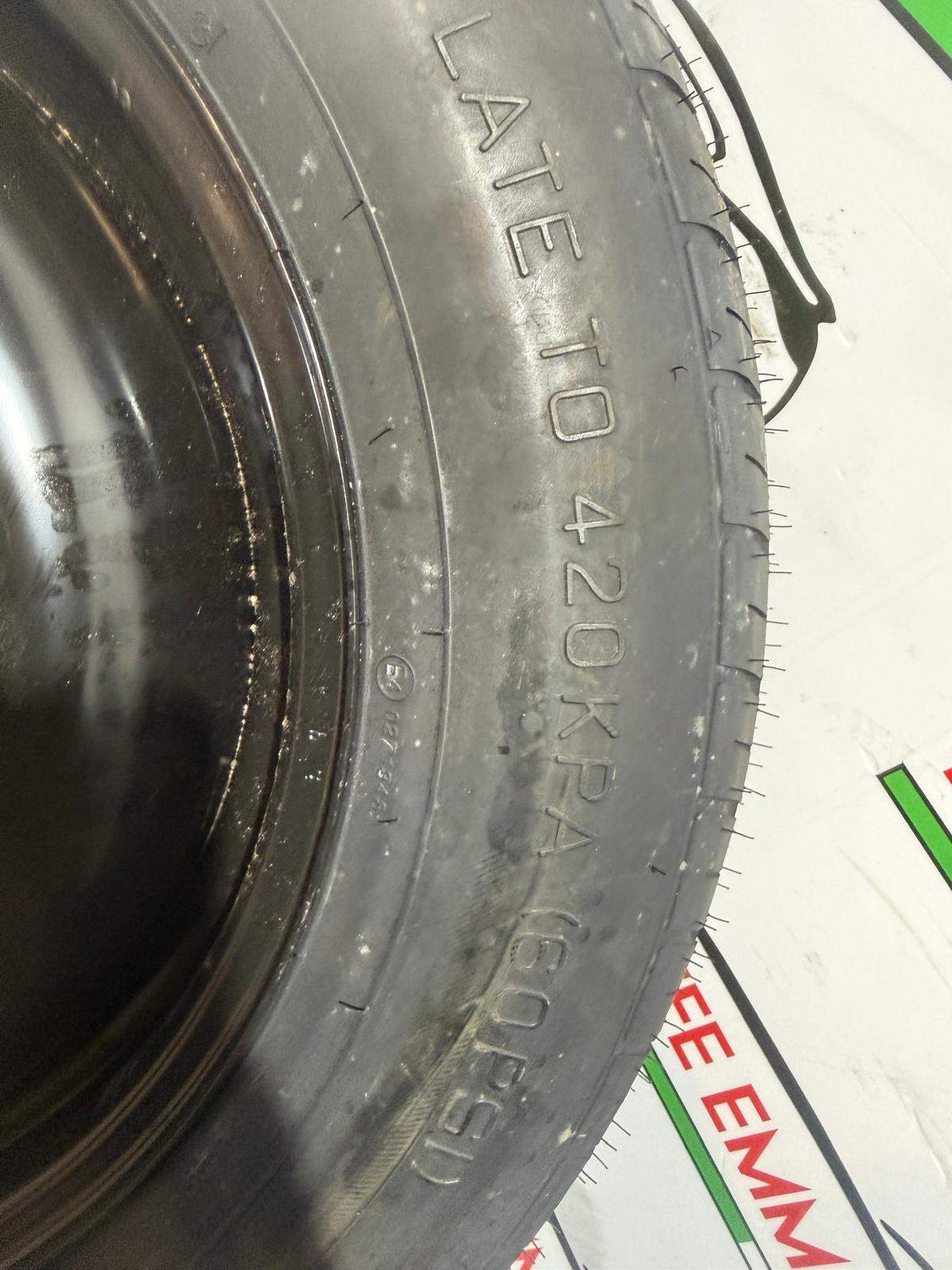 RUOTINO SCORTA RENAULT NISSAN TOYOTA MISURA 155 90 17” COME NUOVO