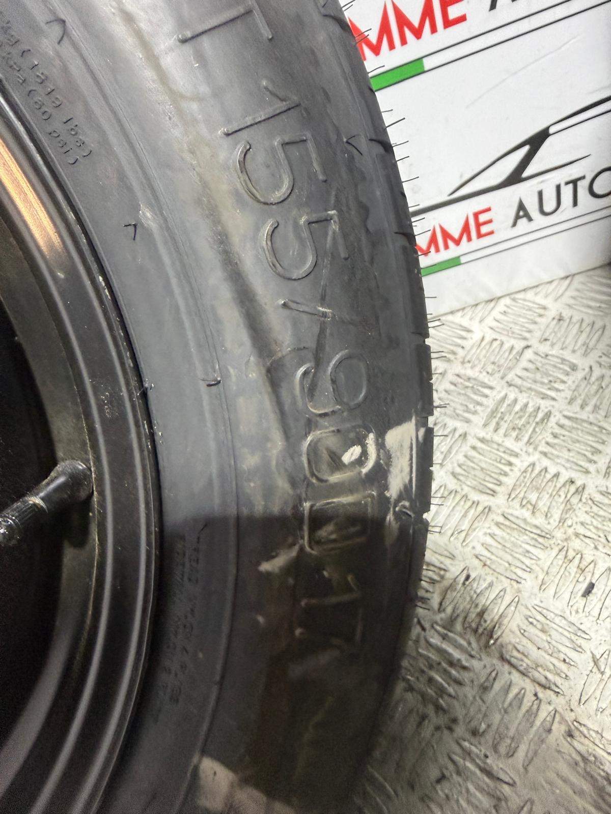 RUOTINO SCORTA RENAULT NISSAN TOYOTA MISURA 155 90 17” COME NUOVO