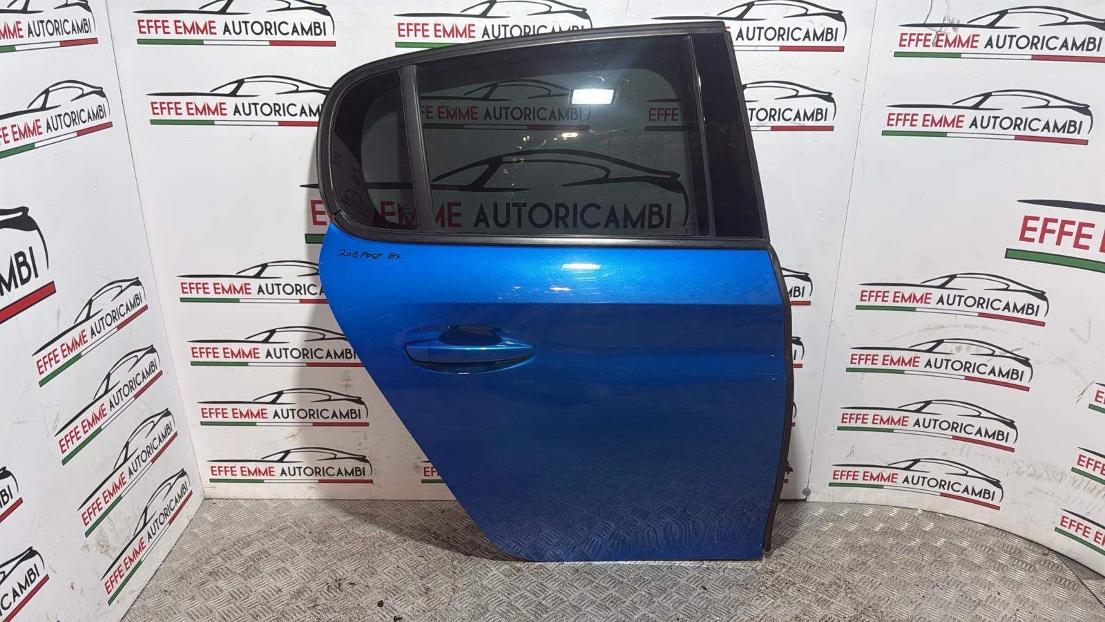 PORTA PORTIERA SPORTELLO POSTERIORE DX DESTRA PEUGEOT 208 seconda serie 2022 COLORE BLU