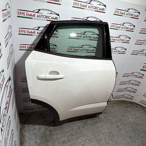 PORTA PORTIERA SPORTELLO JAGUAR E-PACE EPACE POSTERIORE DESTRO DX COMPLETO DI VETRO ALZAVETRO SERRATURA MANIGLIA COLORE BIANCO