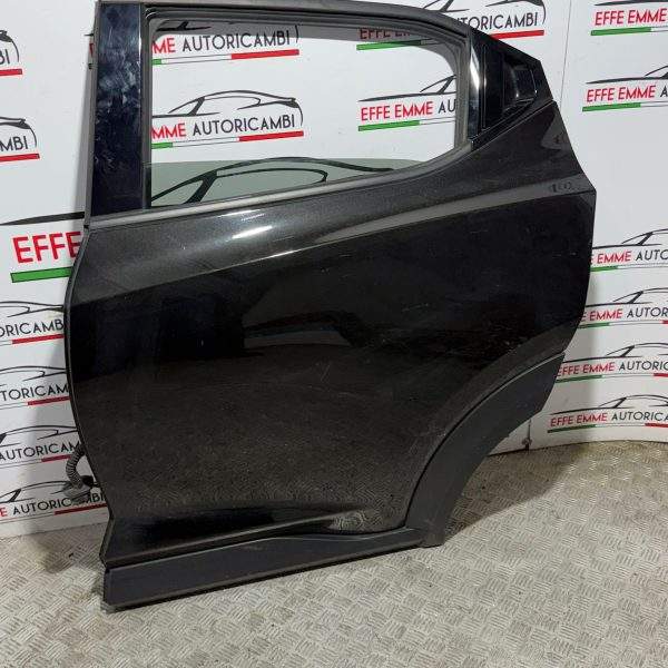 PORTA PORTIERA SPORTELLO NISSAN JUKE F16 POSTERIORE SINISTRA SX COLORE NERO COMPLETA DI MANIGLIA ALZAVETRO MODONATURA