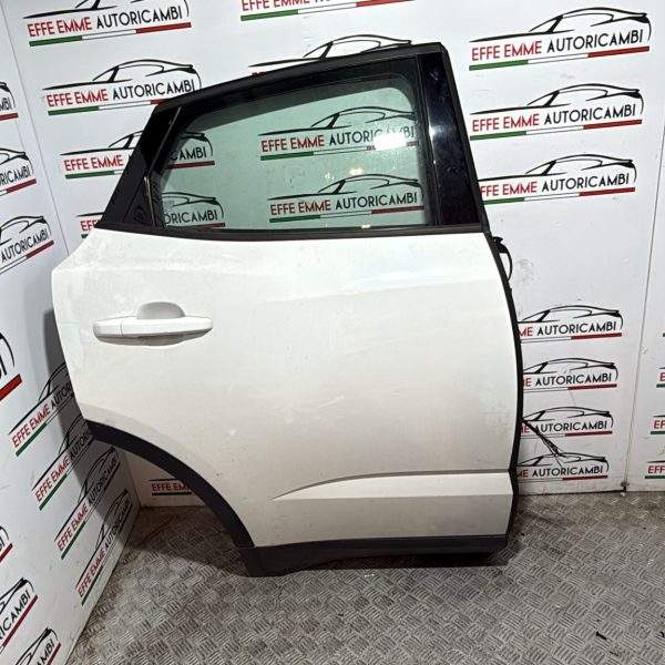 PORTA PORTIERA SPORTELLO JAGUAR E-PACE EPACE POSTERIORE DESTRO DX COMPLETO DI VETRO ALZAVETRO SERRATURA MANIGLIA COLORE BIANCO