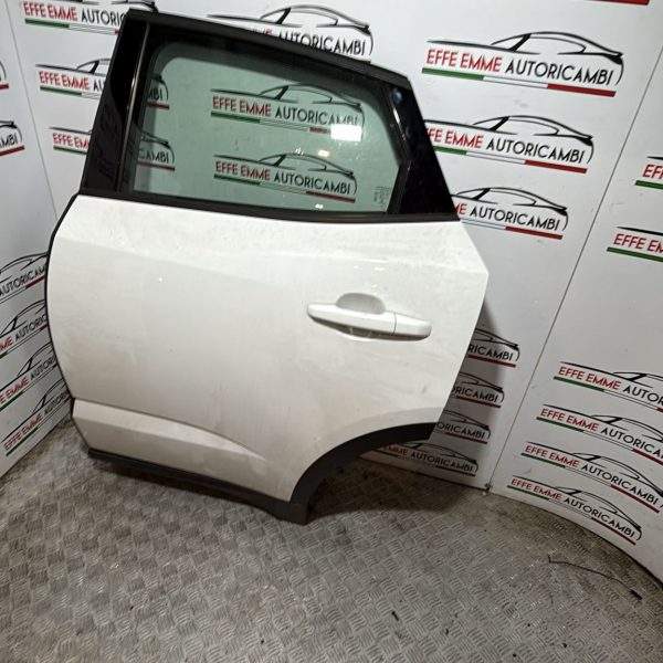 PORTA PORTIERA SPORTELLO JAGUAR E-PACE EPACE POSTERIORE SX SINISTRO COMPLETO DI VETRO ALZAVETRO SERRATURA MANIGLIA COLORE BIANCO