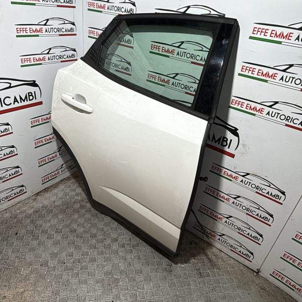PORTA PORTIERA SPORTELLO JAGUAR E-PACE EPACE POSTERIORE DESTRO DX COMPLETO DI VETRO ALZAVETRO SERRATURA MANIGLIA COLORE BIANCO