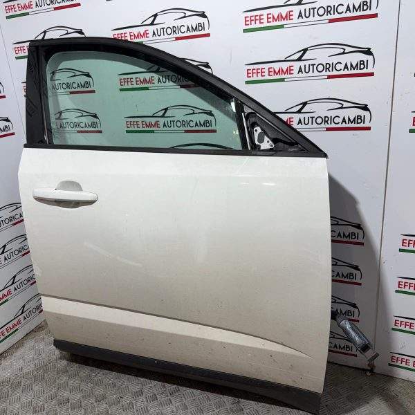 PORTA PORTIERA SPORTELLO JAGUAR E-PACE EPACE ANTERIORE DESTRO DX COMPLETO DI VETRO ALZAVETRO SERRATURA MANIGLIA COLORE BIANCO