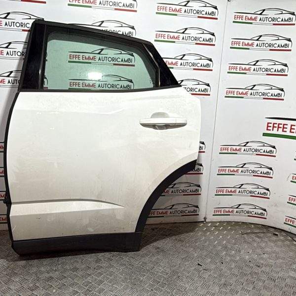 PORTA PORTIERA SPORTELLO JAGUAR E-PACE EPACE POSTERIORE SX SINISTRO COMPLETO DI VETRO ALZAVETRO SERRATURA MANIGLIA COLORE BIANCO