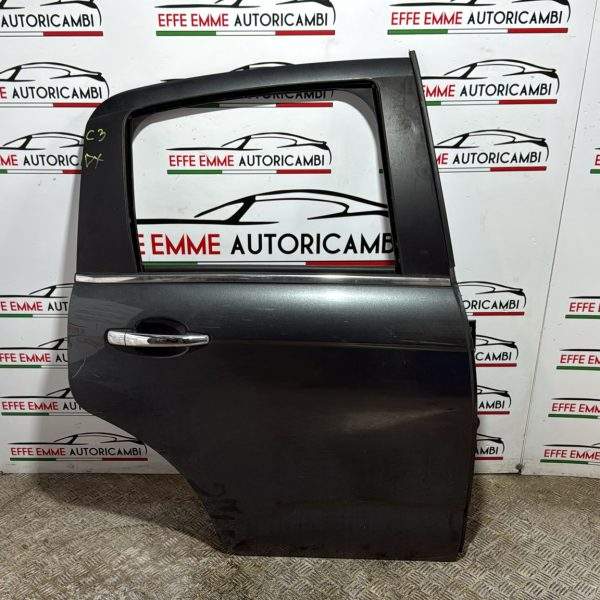 PORTA PORTIERA SPORTELLO POSTERIORE DESTRA DX CITROEN C3 ZENITH COLORE ANTRACITE