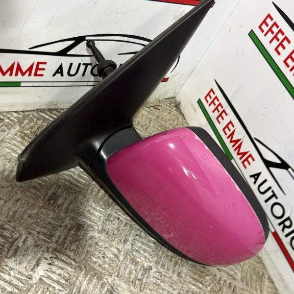 SPECCHIETTO SPECCHIO SINISTRO SX HYUNDAI I10 16 PIN ROSA PINK MANUALE