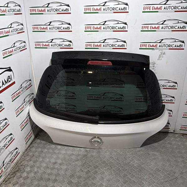 PORTELLONE POSTERIORE OPEL ADAM COLORE BIANCO NERO VETRO FUMÈ