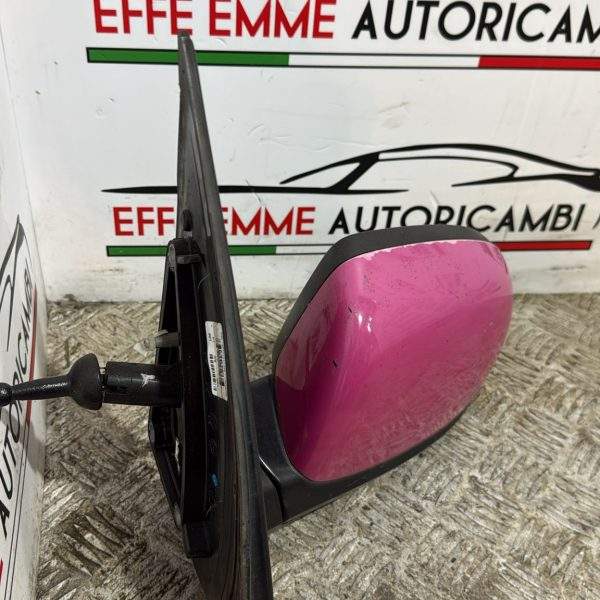 SPECCHIETTO SPECCHIO SINISTRO SX HYUNDAI I10 16 PIN ROSA PINK MANUALE