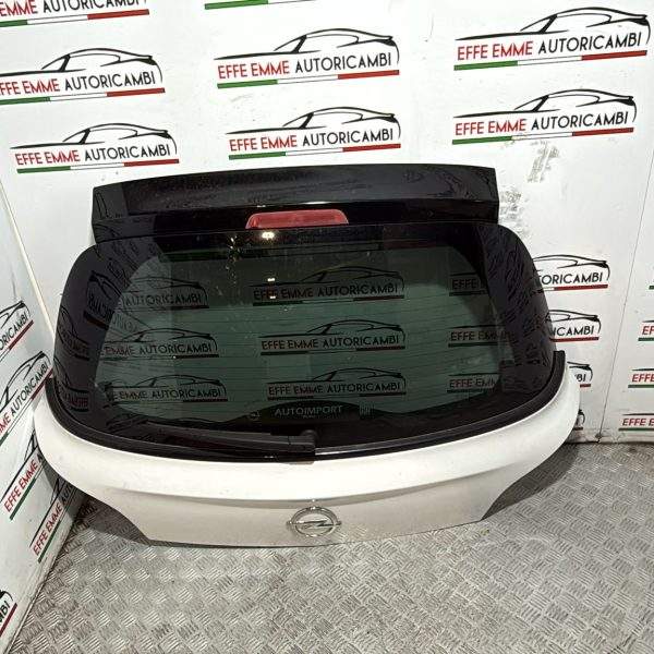 PORTELLONE POSTERIORE OPEL ADAM COLORE BIANCO NERO VETRO FUMÈ