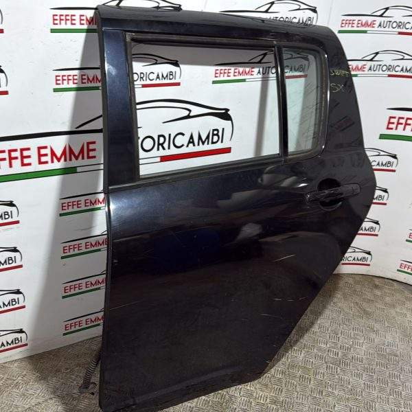 PORTA PORTIERA SPORTELLO POSTERIORE SINISTRA SX SUZUKI SWIFT 3 SERIE COLORE NERO