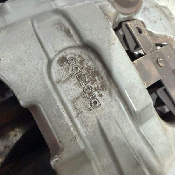IMPIANTO FRENANTE ORIGINALE PORSCHE VOLKSWAGEN AUDI COMPLETO E PARI AL NUOVO CON PINZE 6 POMPANTI BREMBO
