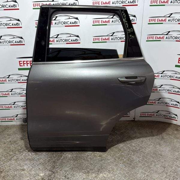 PORTA PORTIERA SPORTELLO POSTERIORE SINISTRA SX PORSCHE CAYENNE ANNO 2012 MODELLO 958 COLORE ANTRACITE