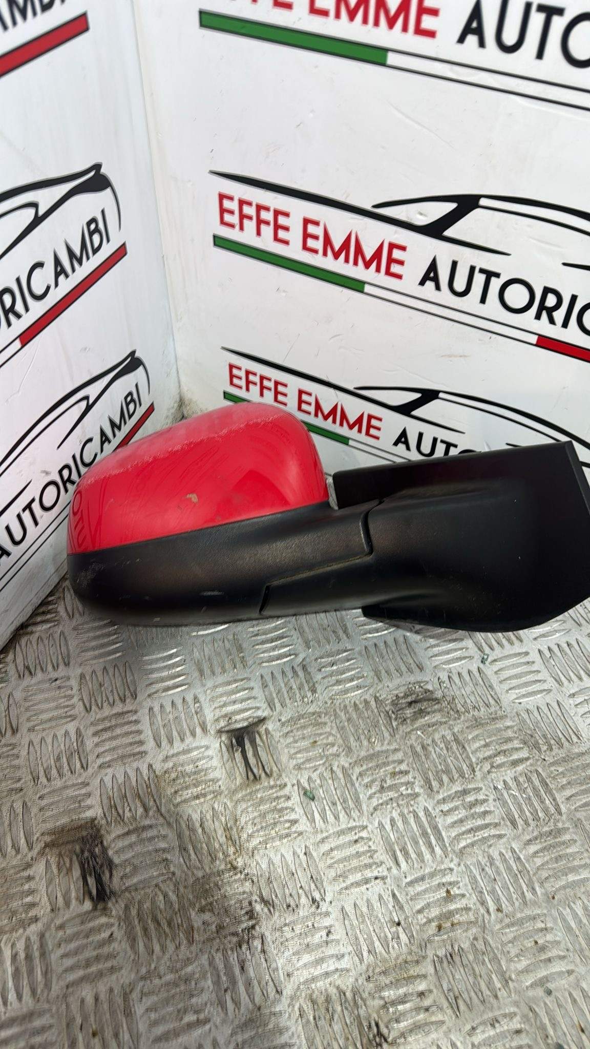 SPECCHIO DX DESTRO CHEVROLET SPARK COLORE ROSSO ELETTRICO