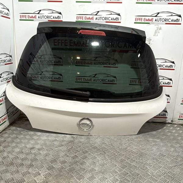 PORTELLONE POSTERIORE OPEL ADAM COLORE BIANCO NERO VETRO FUMÈ