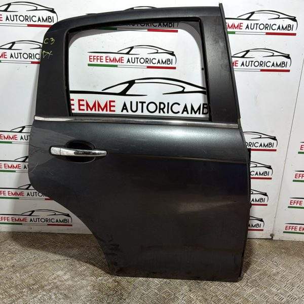 PORTA PORTIERA SPORTELLO POSTERIORE DESTRA DX CITROEN C3 ZENITH COLORE ANTRACITE