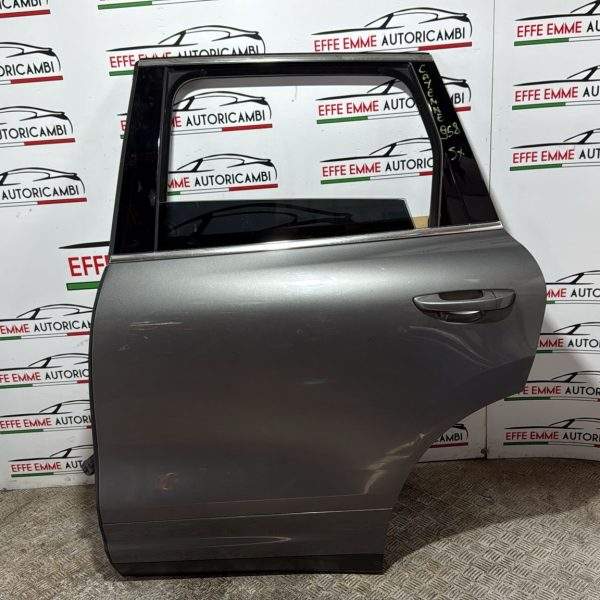 PORTA PORTIERA SPORTELLO POSTERIORE SINISTRA SX PORSCHE CAYENNE ANNO 2012 MODELLO 958 COLORE ANTRACITE