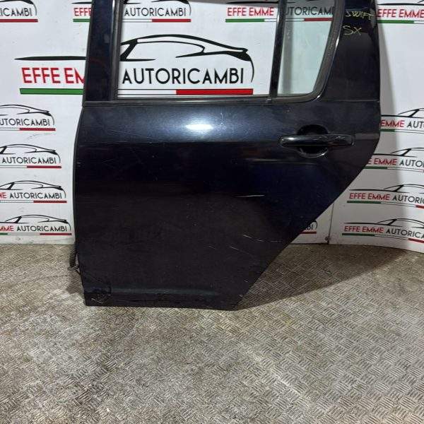PORTA PORTIERA SPORTELLO POSTERIORE SINISTRA SX SUZUKI SWIFT 3 SERIE COLORE NERO