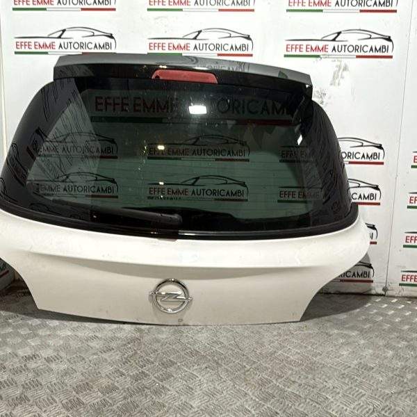 PORTELLONE POSTERIORE OPEL ADAM COLORE BIANCO NERO VETRO FUMÈ