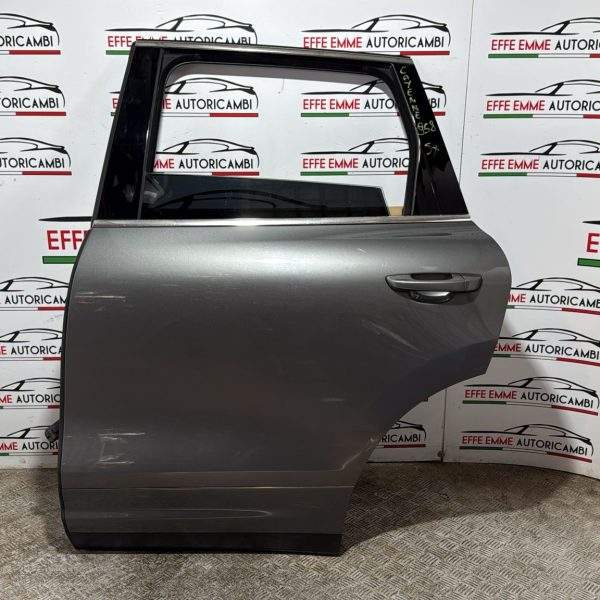 PORTA PORTIERA SPORTELLO POSTERIORE SINISTRA SX PORSCHE CAYENNE ANNO 2012 MODELLO 958 COLORE ANTRACITE