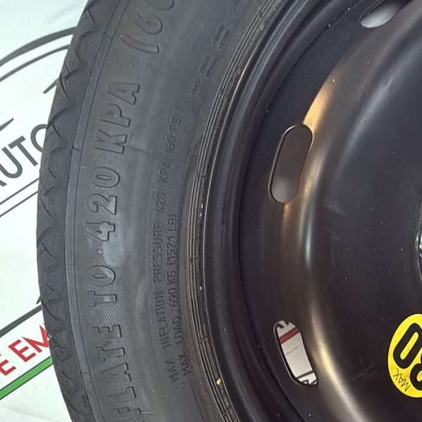RUOTINO DI SCORTA BMW F45 17”COMPLETA DI CRICK
