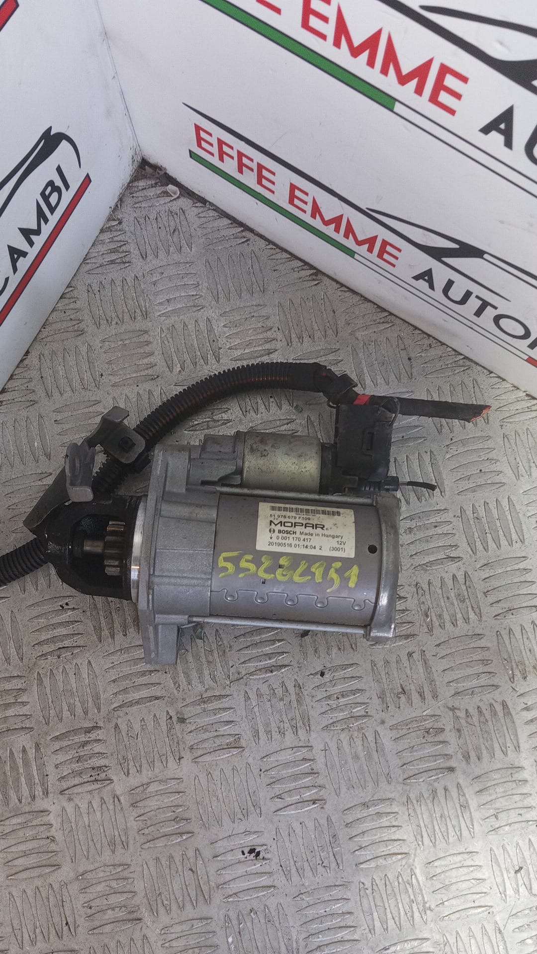 MOTORINO AVVIAMENTO FIAT 500 X MOPAR SIGLA 55282151 1.0 TB