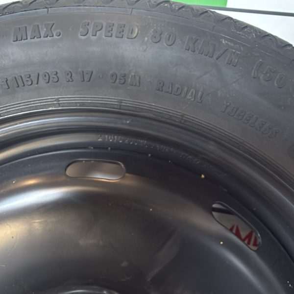 RUOTINO DI SCORTA BMW F45 17”COMPLETA DI CRICK