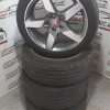 CERCHI E GOMME JAGUAR XE MISURA 225 45 18 dot 22 7,5 J X 18 ET 55 ET 46 doppia misura DIAMANTATI E BRUNITI