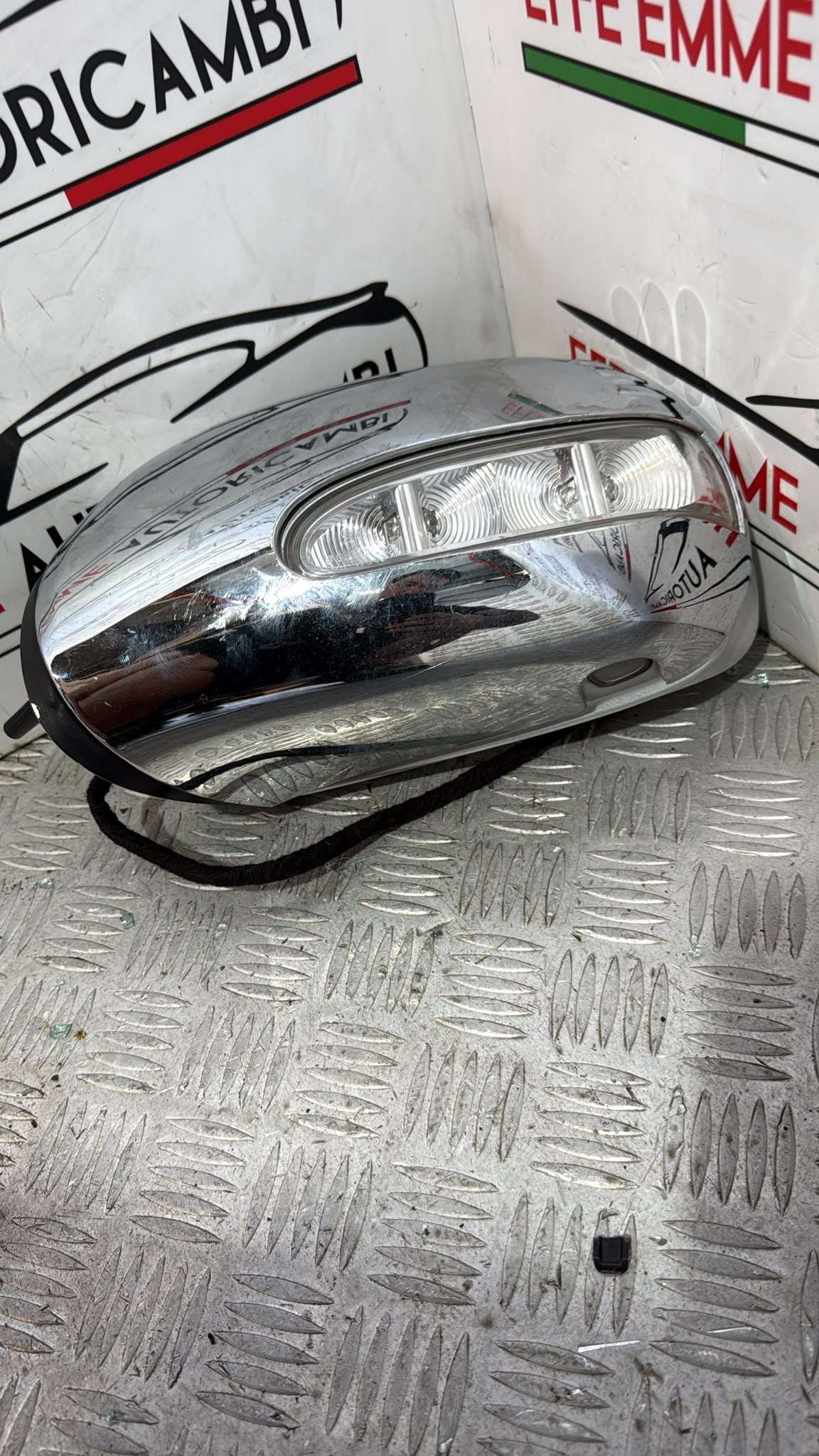 SPECCHIETTO SINISTRO sx MERCEDES W164 11 PIN CALOTTA CROMO