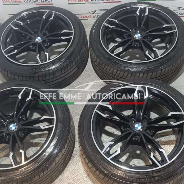 CERCHI IN LEGA BMW MISURA 225/45/ R18 95Y DOT.15-25 GOMME AL 85%