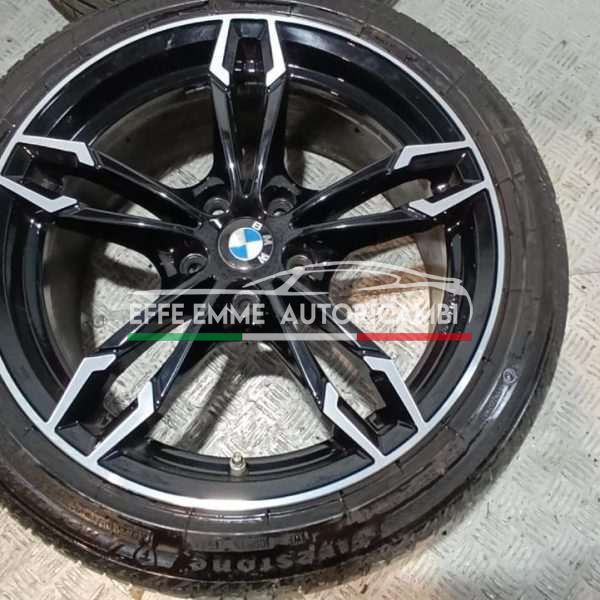 CERCHI IN LEGA BMW MISURA 225/45/ R18 95Y DOT.15-25 GOMME AL 85%