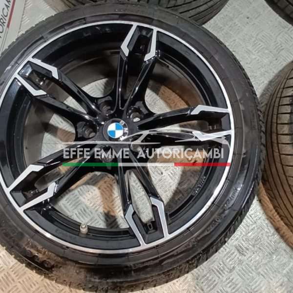 CERCHI IN LEGA BMW MISURA 225/45/ R18 95Y DOT.15-25 GOMME AL 85%
