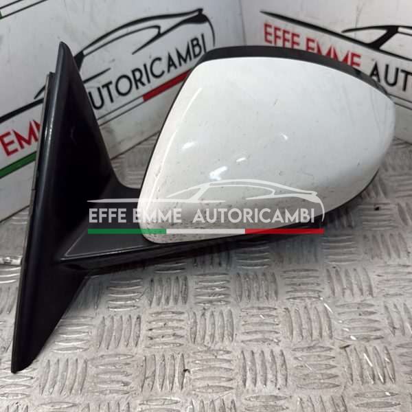 SPECCHIETTO SPECCHIO SINISTRO SX LAND ROVER RANGE ROVER EVOQUE PRIMA SERIE  10  PIN CALOTTA COLORE BIANCO