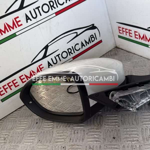 SPECCHIETTO SPECCHIO SINISTRO SX VOLKSWAGEN TROC T ROC 6 PIN CALOTTA BIANCA
