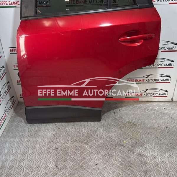 PORTA PORTIERA SPORTELLO POSTERIORE SINISTRA SX MAZDA CX5 CX 5 COLORE ROSSO BORDEAUX