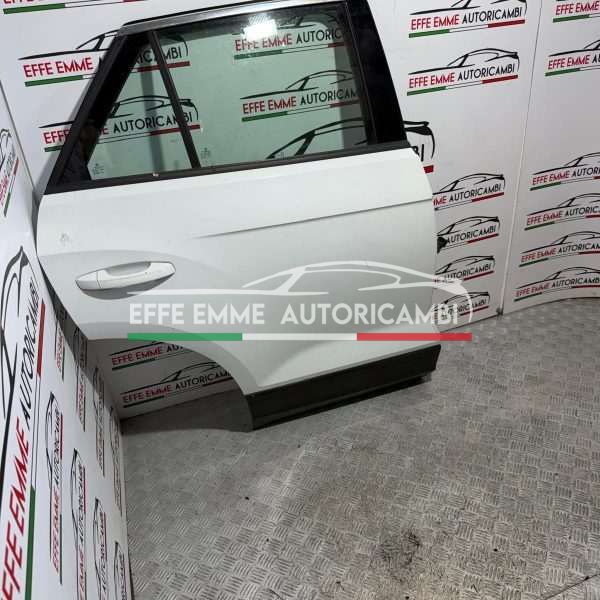 PORTA PORTIERA SPORTELLO POSTERIORE DESTRA DX VOLKSWAGEN T-ROC TROC T ROC PRIMA SERIE COLORE BIANCO
