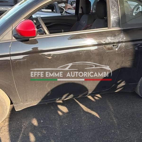 PORTA PORTIERA SPORTELLO ANTERIORE SINISTRA SX FIAT 500 COLORE GRIGIO ANTRACITE COD COLORE 601