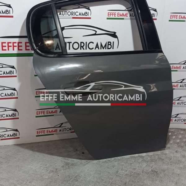 PORTA PORTIERA SPORTELLO POSTERIORE DESTRA DX PEUGEOT 208 GT LINE GTLINE COLORE GRIGIO ANTRACITE TORTORA
