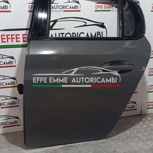 PORTA PORTIERA SPORTELLO POSTERIORE SINISTRA SX PEUGEOT 207 GT LINE GTLINE COLORE GRIGIO ANTRACITE TORTORA