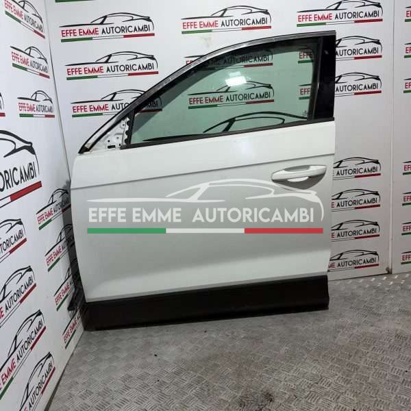 PORTA PORTIERA SPORTELLO ANTERIORE SINISTRA SX VOLKSWAGEN T-ROC TROC T ROC PRIMA SERIE COLORE BIANCO