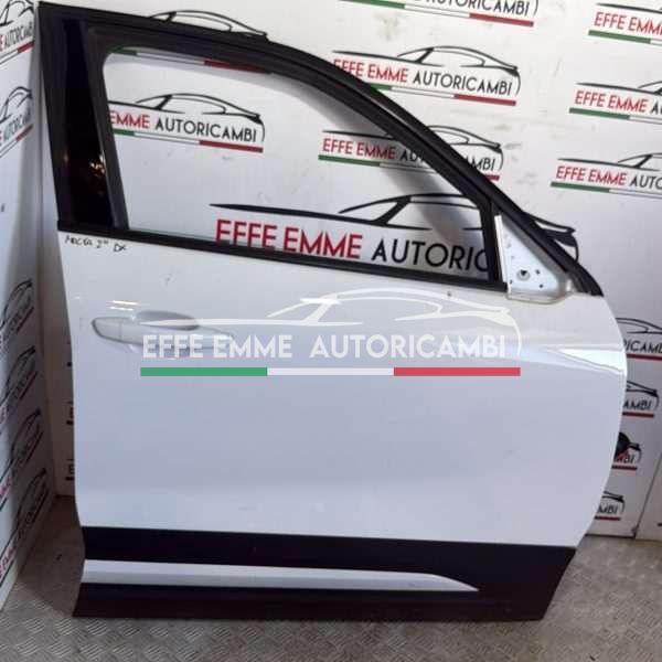 PORTA PORTIERA SPORTELLO ANTERIORE DESTRA DX OPEL MOKKA 2 SERIE COLORE BIANCO