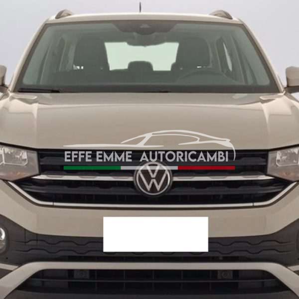 MUSO MUSATA FRONTALE VOLKSWAGEN T CROSS TCROSS T-CROSS COLORE BIANCO, CREMA