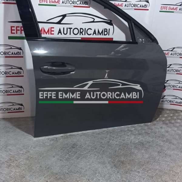 PORTA PORTIERA SPORTELLO POSTERIORE DESTRO DX PEUGEOT 207 GT LINE GTLINE COLORE GRIGIO ANTRACITE TORTORA